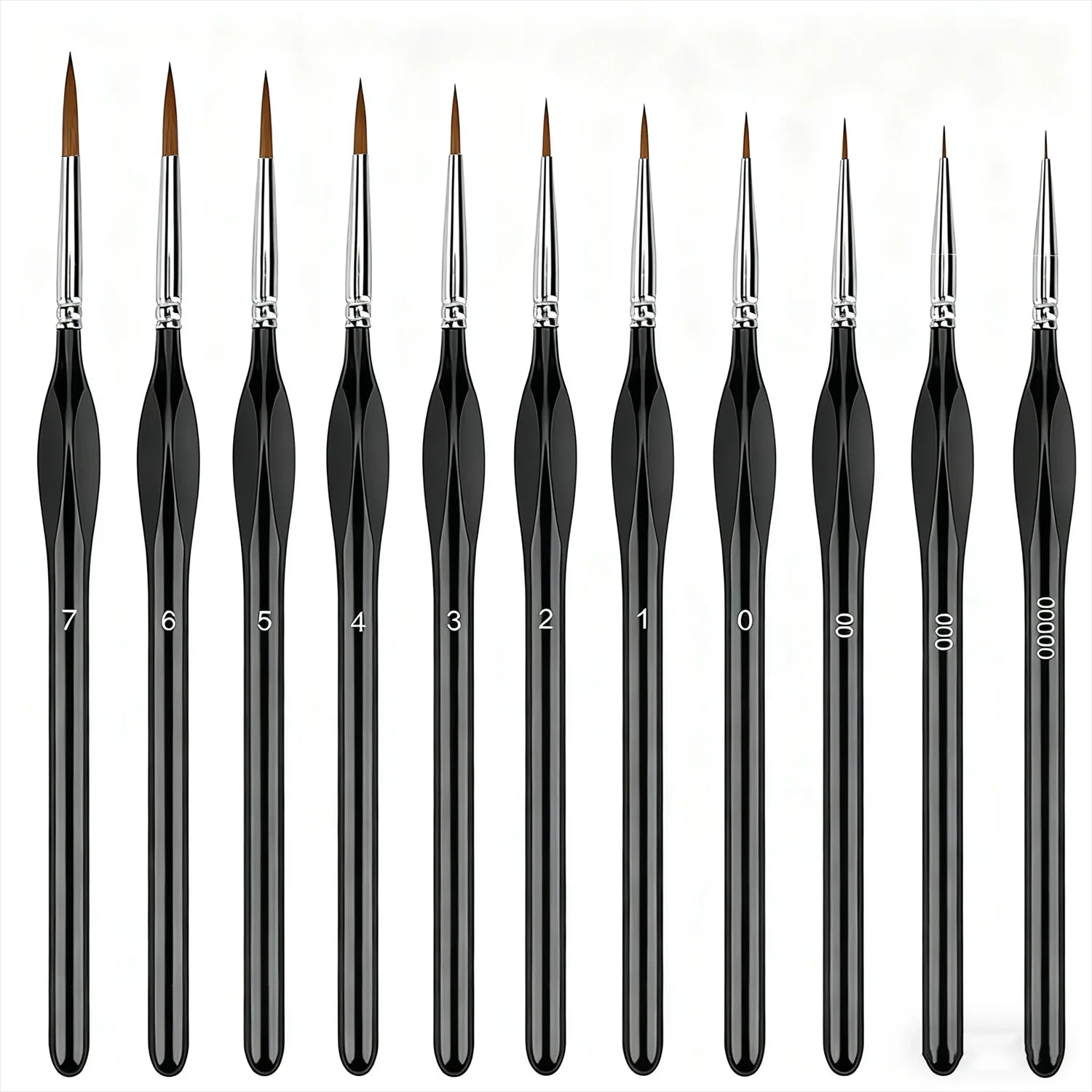 Professional Detail Brushes (Set Of 11)