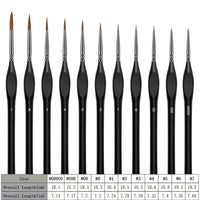 Professional Detail Brushes (Set Of 11)
