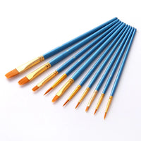 Premium Paint Brushes (Set of 10)