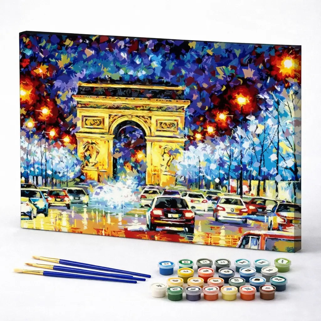 Arc de Triomphe at Night