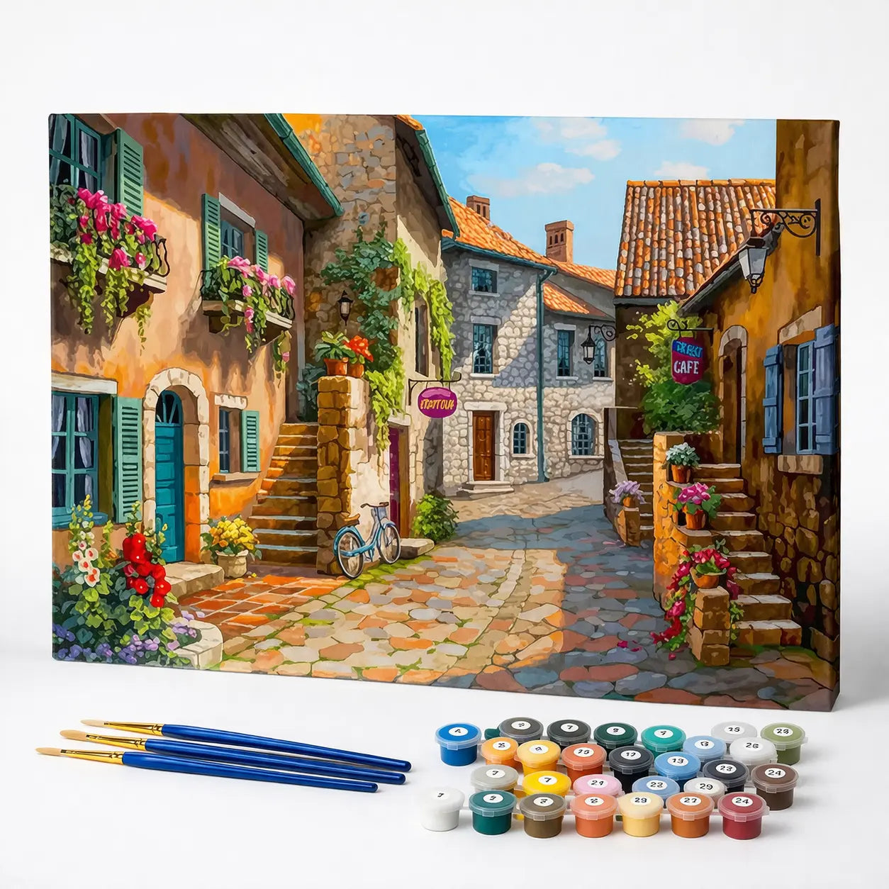 Sunny Stone Village Street