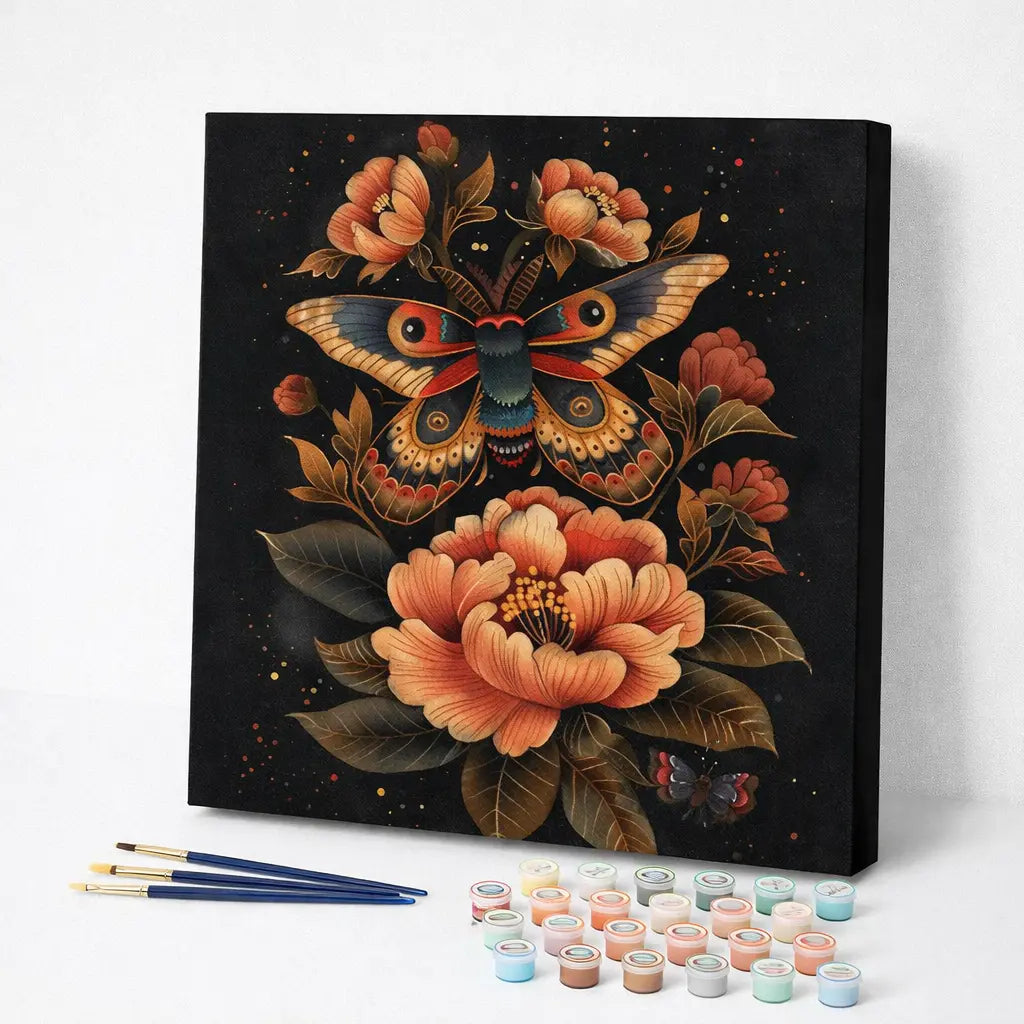 Vintage Moth Garden