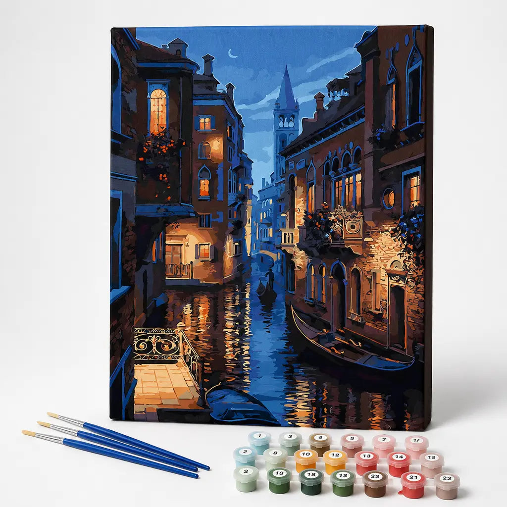 Venice Canal at Night