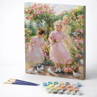 Children in the Rose Garden