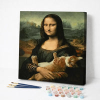 Mona Lisa with Cat