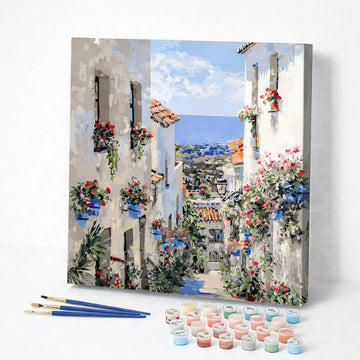 White Seaside Village