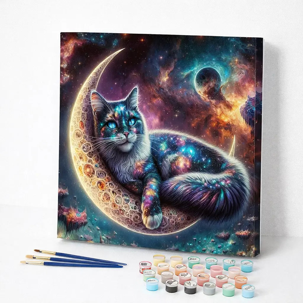 Cosmic Cat on the Moon