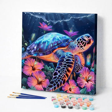 Glowing Sea Turtle Garden
