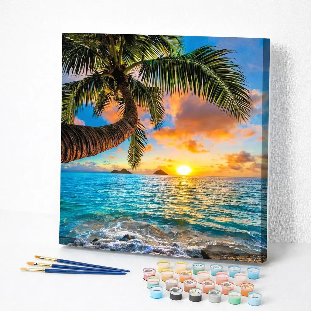 Tropical Palm Sunset
