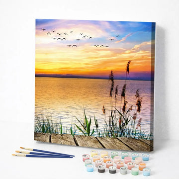 Golden Lake Sunset