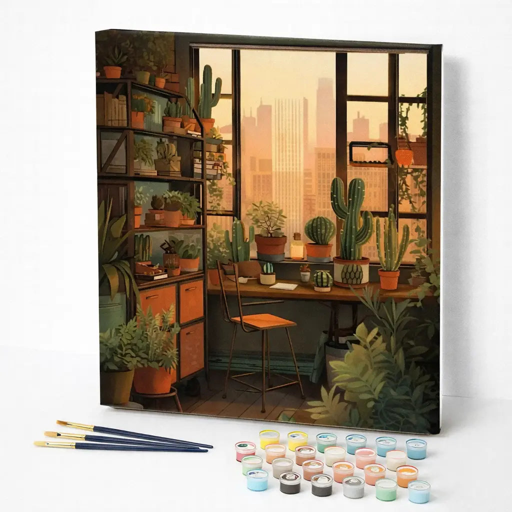 Cactus Studio at Sunset