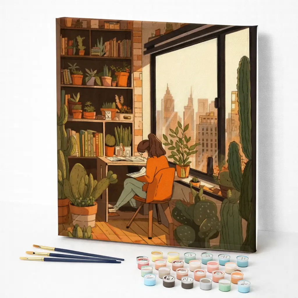 Quiet Plant Study Room