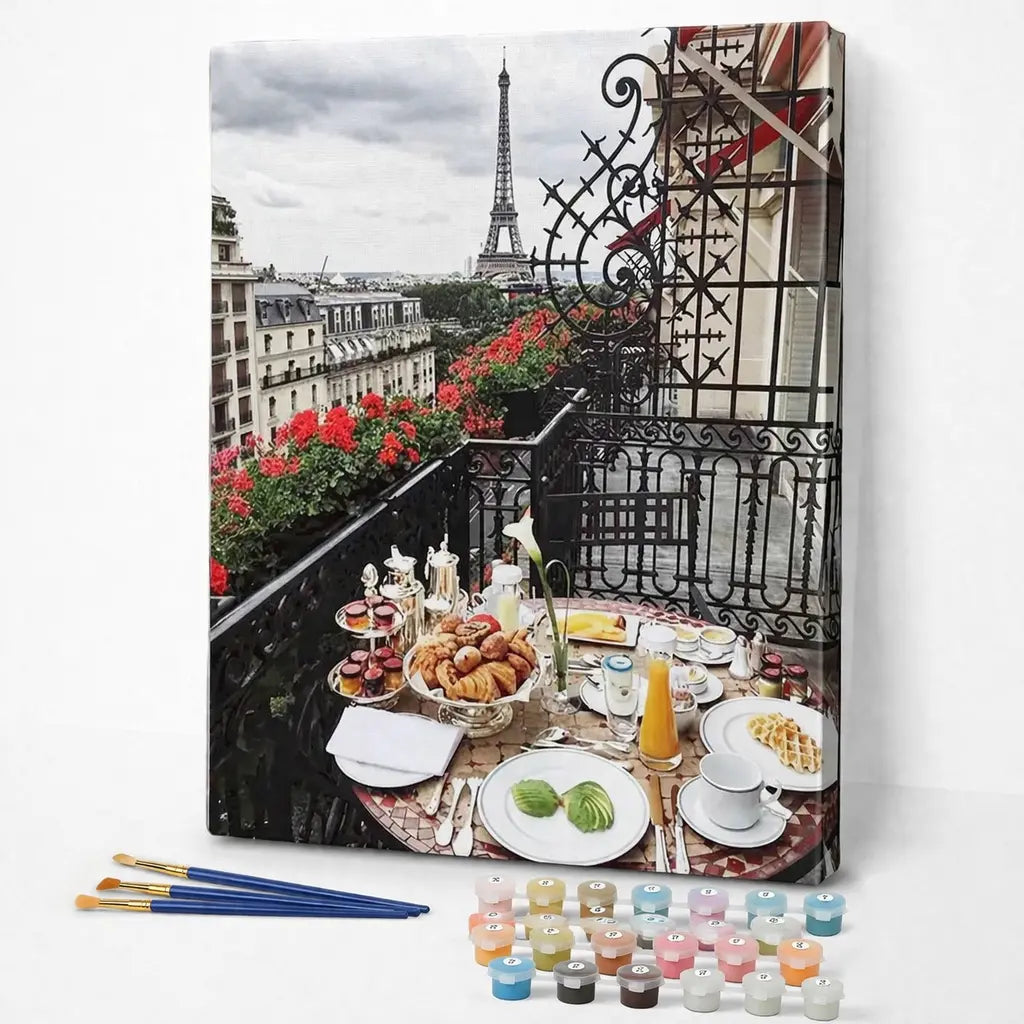 Paris Balcony Breakfast