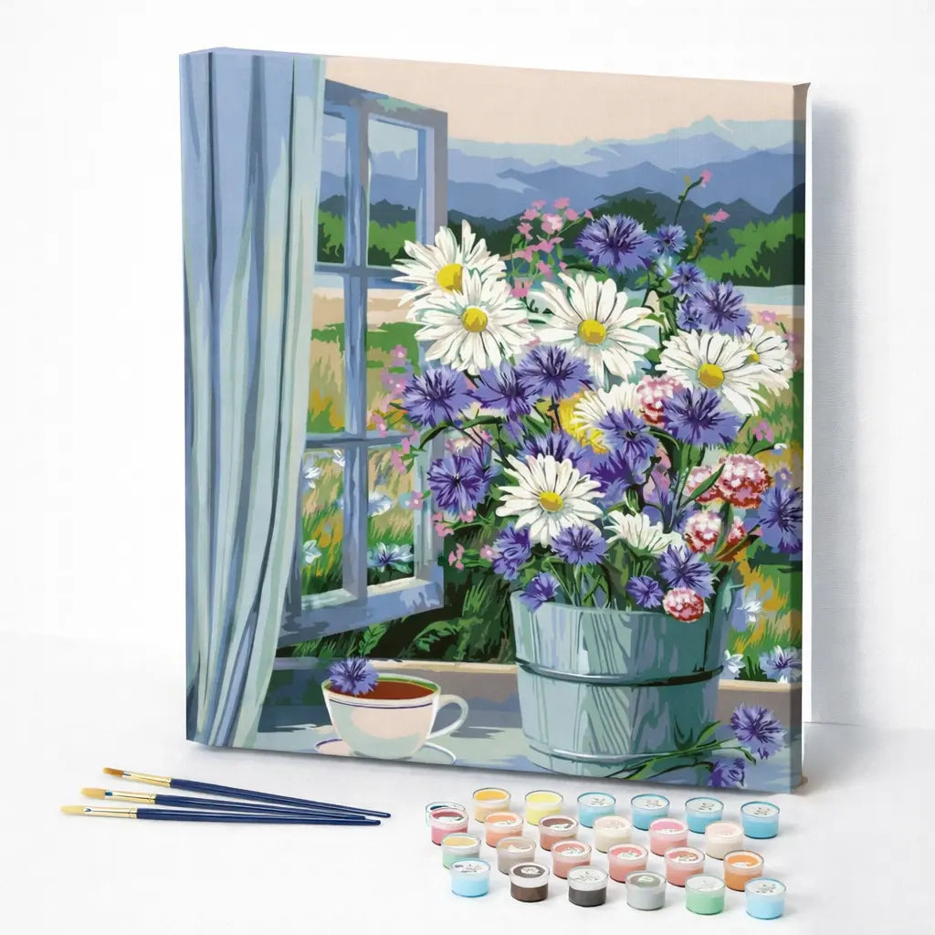 Daisies by the Open Window