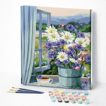 Daisies by the Open Window