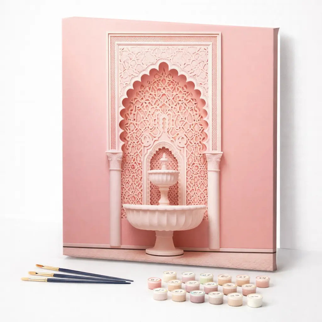 Pink Moroccan Fountain
