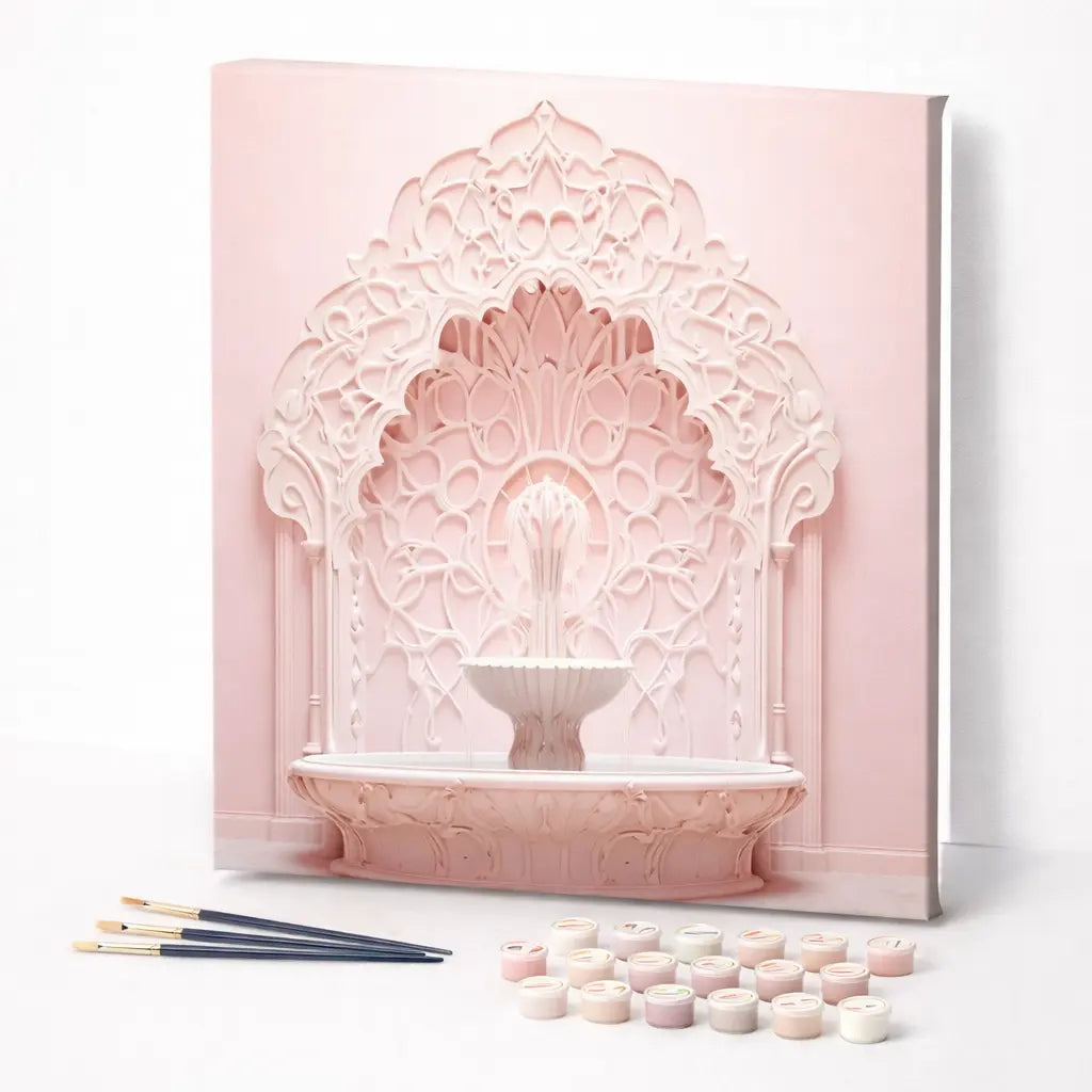Ornate Blush Fountain