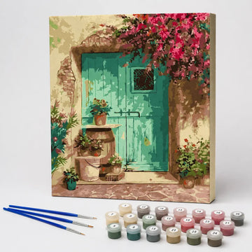 Turquoise Garden Door