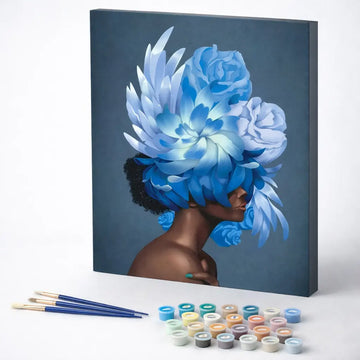 Azure Blossom Portrait