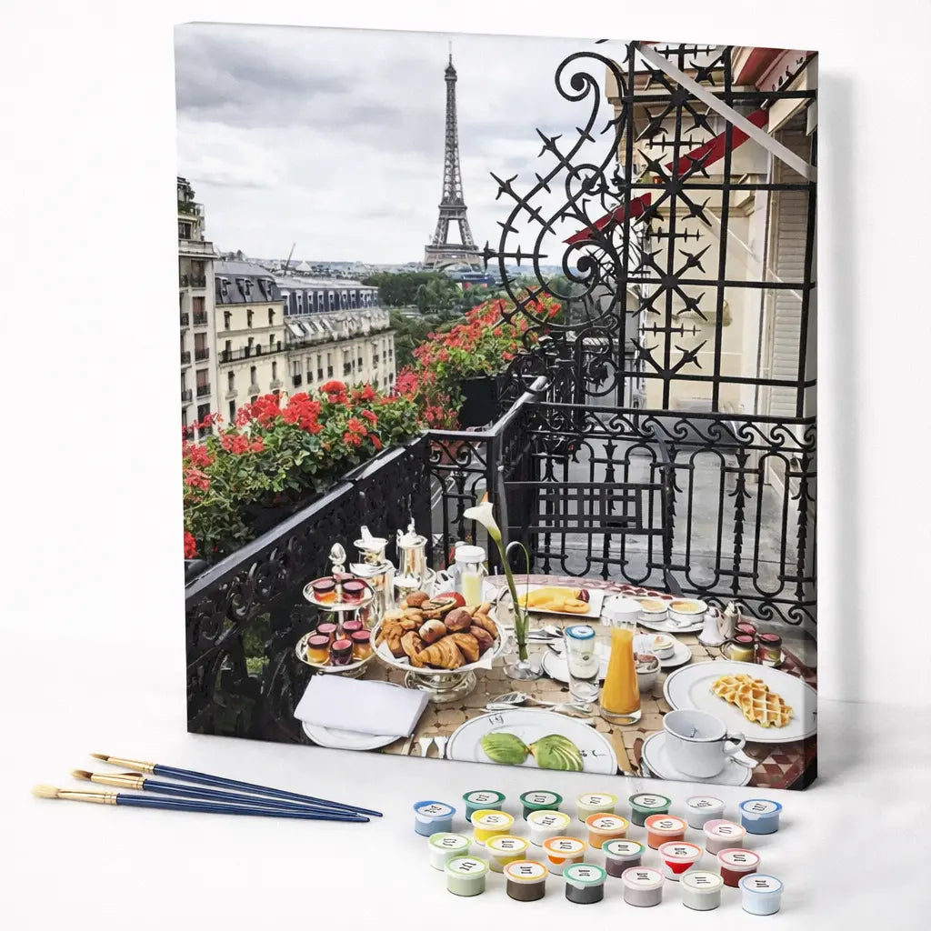 Paris Balcony Breakfast