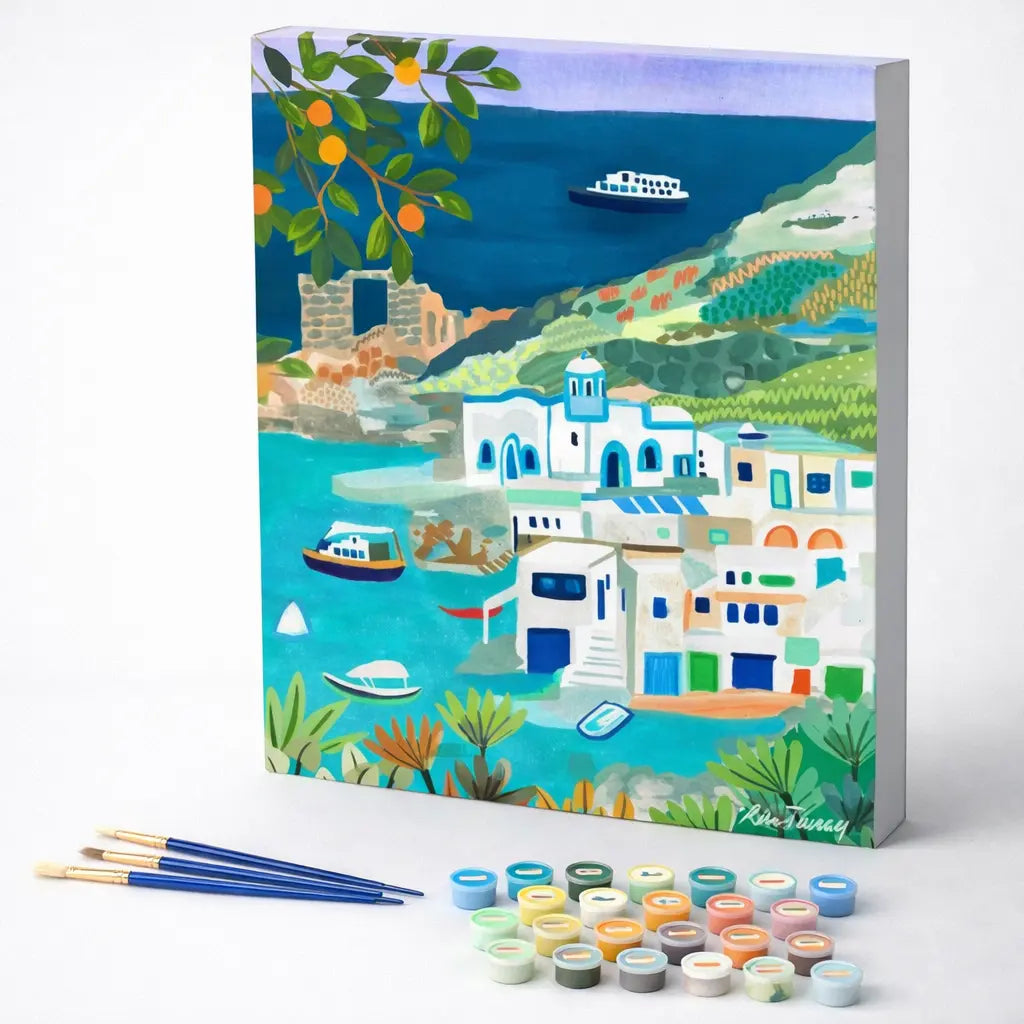 Greek Island Harbor