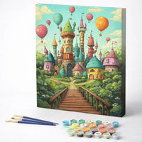 Whimsical Balloon Castle