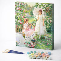 Girls in the Rose Garden