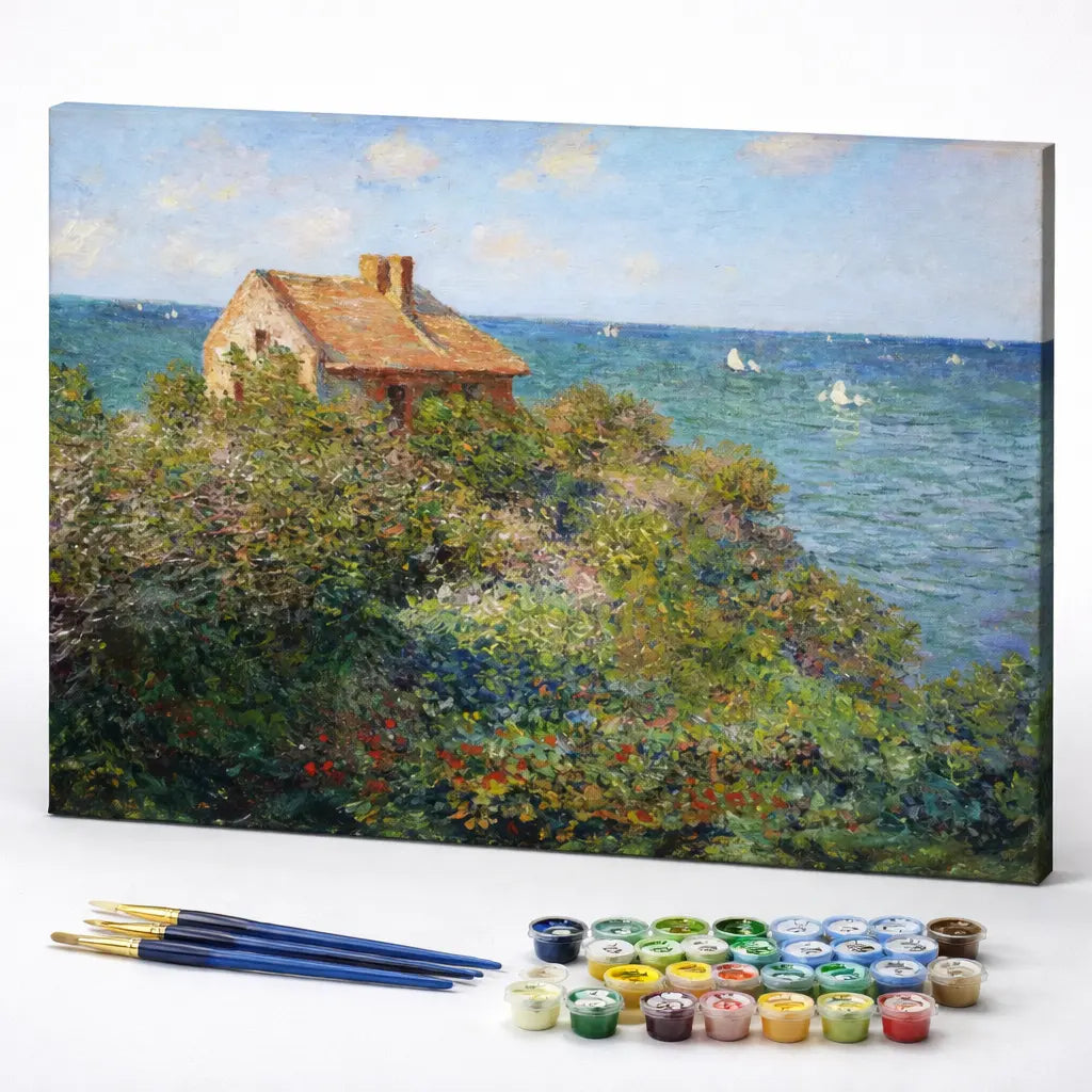 Fisherman’s Cottage at Varengeville, Claude Monet