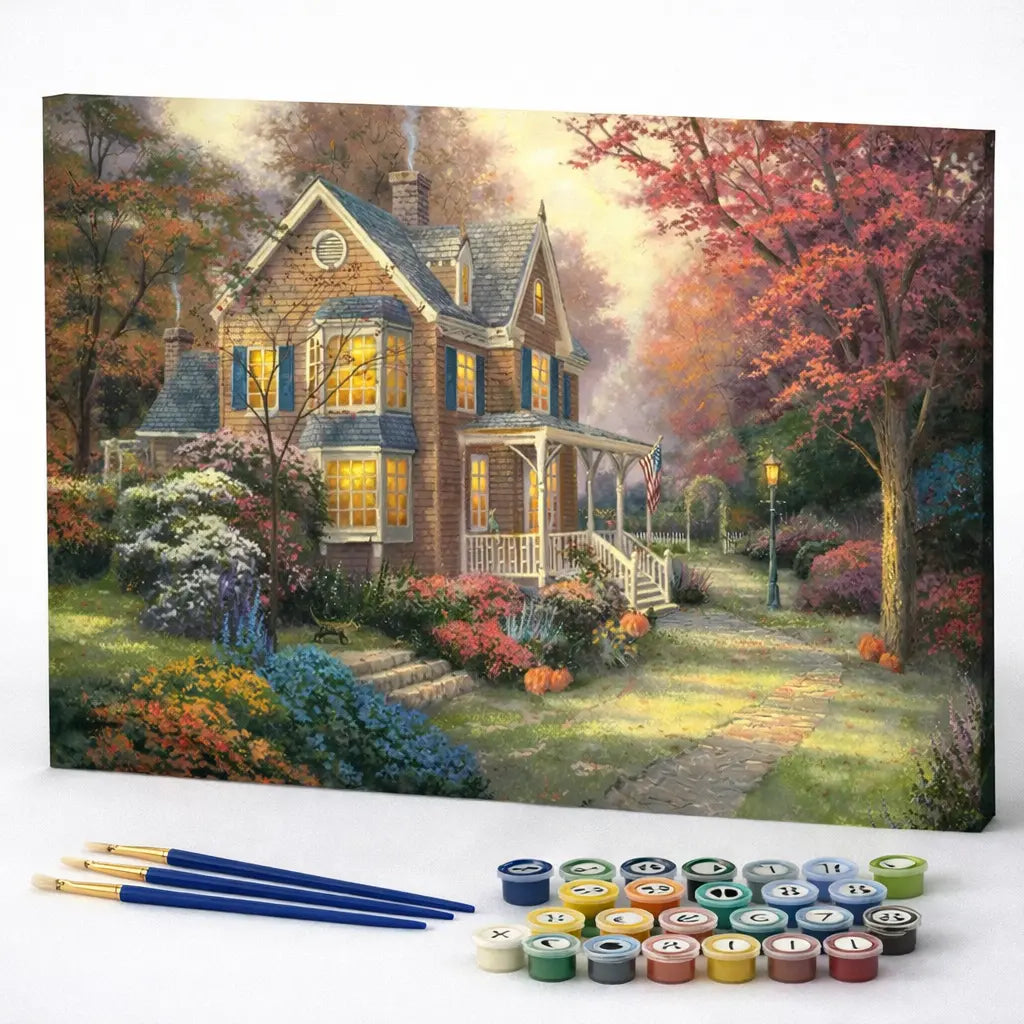 Autumn Cottage Garden