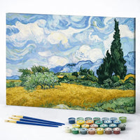 Wheat Field with Cypresses, Vincent van Gogh