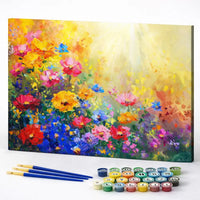 Sunlit Wildflower Garden
