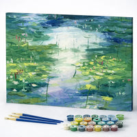 Lily Pond Reflections