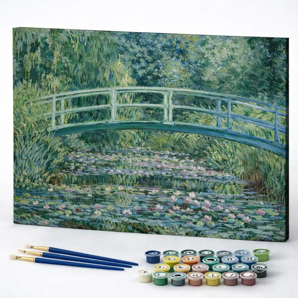 Water Lilies and Japanese Bridge, Claude Monet