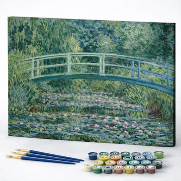 Water Lilies and Japanese Bridge, Claude Monet