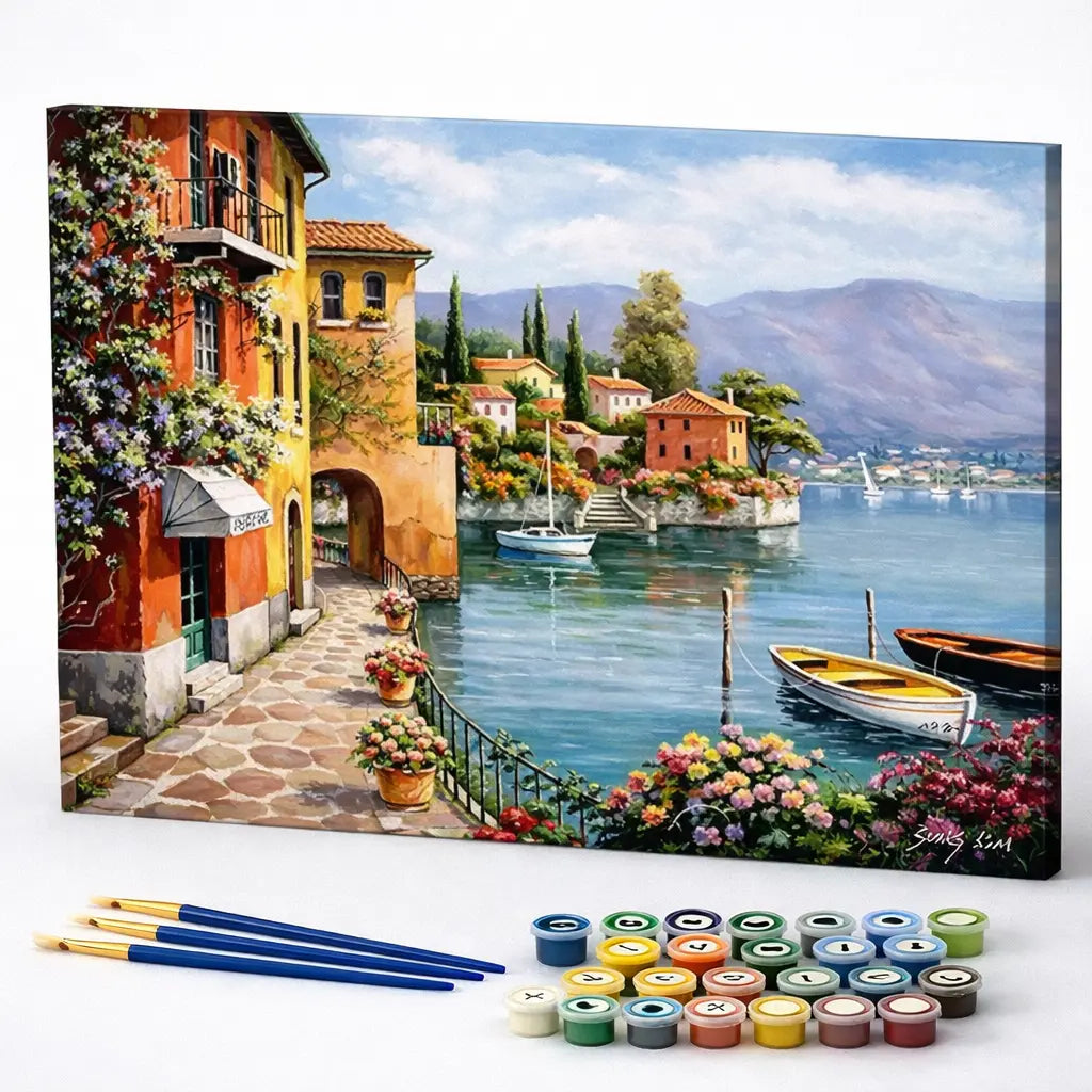 Mediterranean Lake Village