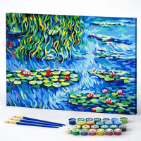 Monet Inspired Water Lily Pond