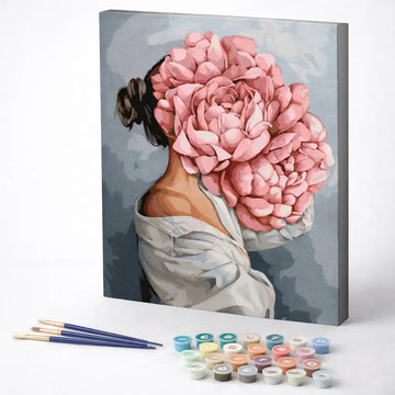 Pink Peony Solitude
