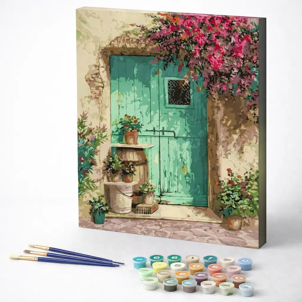 Turquoise Garden Door