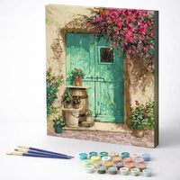 Turquoise Garden Door