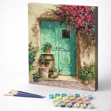 Turquoise Garden Door