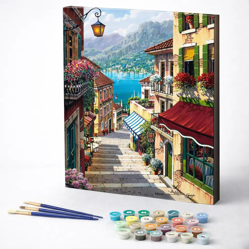 Italian Lakeside Street