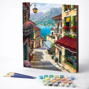 Italian Lakeside Street