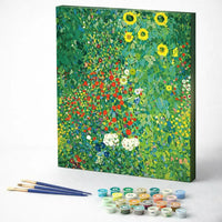 Farm Garden with Sunflowers, Gustav Klimt