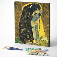 Gustav Klimt Inspired The Kiss