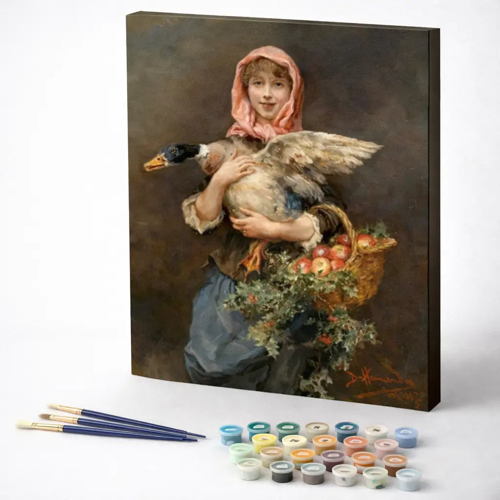 Girl with Duck, Daniel Hernández Morillo