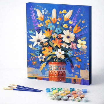 Folk Art Flower Pot