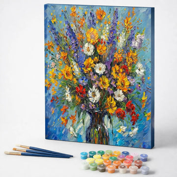 Wildflower Bouquet in Blue