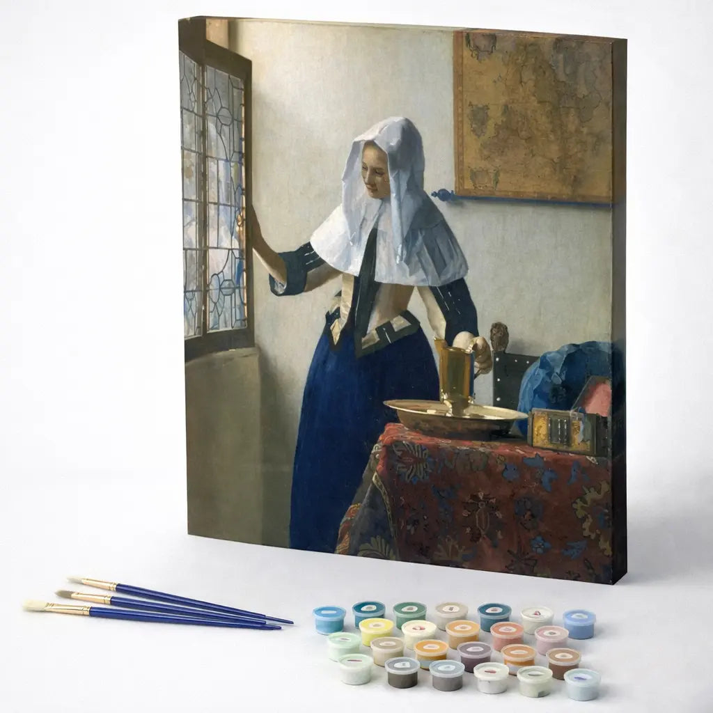 Young Woman with a Water Pitcher, Johannes Vermeer