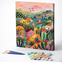 Colorful Desert Village