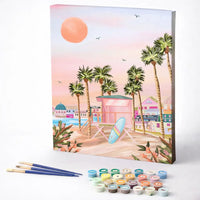 Pastel Beach Morning
